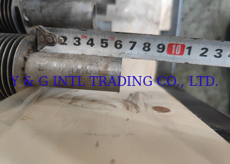 गोल पंखदार ट्यूब स्टेनलेस स्टील बेवेल्ड एंड 12.7 मिमी/15.88 मिमी